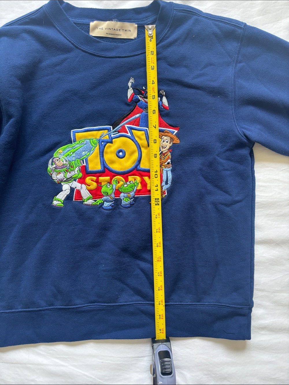 Toy Story Embroidered Navy Sweatshirt by The Vintage Twin - Picture 5 of 5